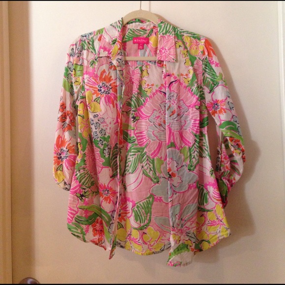 Lilly Pulitzer for Target Tops - Lilly for target button up shirt